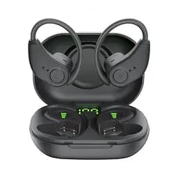 Беспроводные Bluetooth наушники Bluedio S6 V2 с зарядным чехлом черные