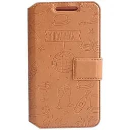 Чехол Florence New Year I для Htc One M9 коричневый