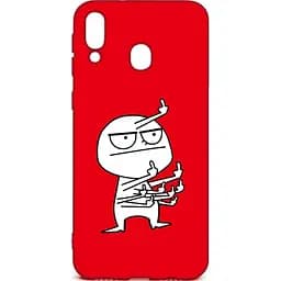 Чохол-накладка Toto Cartoon Soft Silicone TPU Case Samsung Galaxy M20 FK 9 Red