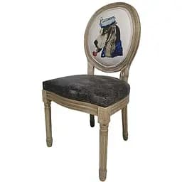 Стілець Prestol АРТ Собака з трубкою 500x555x960 мм коричневий