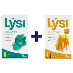 Набір: Омега-3 Lysi Forte капсули 1000 мг №64 + Омега-3 Lysi Health duet комплекс з мультивітамінами капсули 1000 мг №64