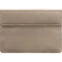 Шкіряний чохол-конверт BlankNote на магнітах для MacBook 13 Світло-бежевий