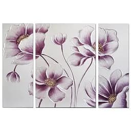 Картина (Триптих) Квіти. Ручна робота QP32 Brille D5-031