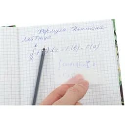 Блок для нотаток Buromax пластиковий з клейким шаром 75x75 мм 50 аркушів прозорий (BM.2310-00) - мініатюра 5