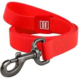 Поводок для собак Waudog Waterproof водостойкий M, красный