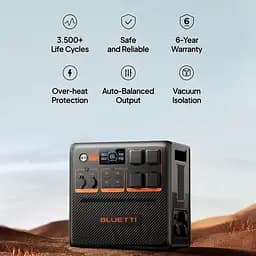 Зарядна станція BLUETTI AC240P Solar Portable Power Station / 2400 Вт / 1843 Вт/ч / LiFePO4 (AC240P) UA - мініатюра 6