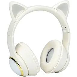 Наушники AKZ65, Bluetooth с ушками, до 10 метров, FM-радио, TF-слот, 32 Ом, 20 Гц – 20 кГц, бежевый