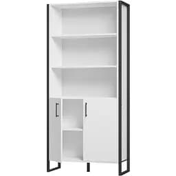 Шафа лофт ОП-653 Orange-Line 860х400х1900 Чорний/Білий