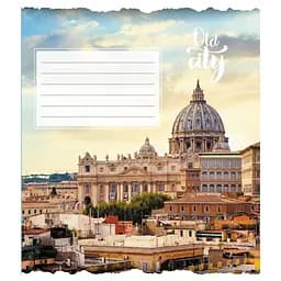 Зошит учнівський "Старе місто" 096-630039K-1 в клітинку, 96 аркушів