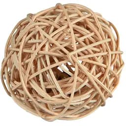 Іграшка для гризунів Trixie Шарик з лози, з двіночком, 6 см