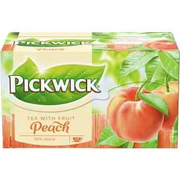 Чай чорний Pickwick ароматизований зі шматочками персика 20 шт. х 1.5 г