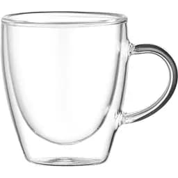 Набір чашок Ardesto з подвійними стінками 100 мл 2 шт. (AR2610BH)