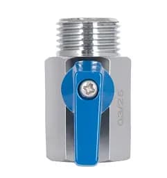 Кран кульовий міні Thermo Alliance Standart 1/2" ВЗ прямий, півметелик SD188W15 - мініатюра 6