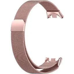 Ремінець DK CDK для Xiaomi Mi Smart Band 9 Metal Milanese Loop Magnetic (015814) (pink rose) - мініатюра 2