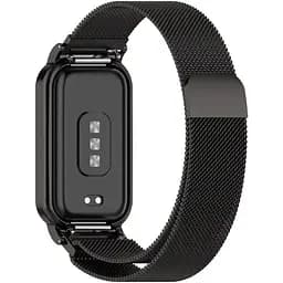 Ремінець DK CDK Metal Milanese Loop Magnetic для Xiaomi Mi Band 8 Active (016244) (black) - мініатюра 2