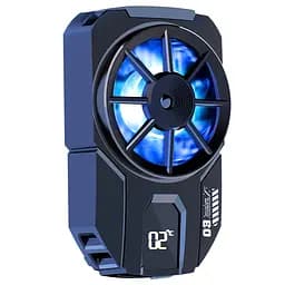 Кулер с экраном активное охлаждение для телефона / планшета Memo DLA3 шириной до 102 мм Black (18524)