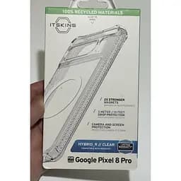 Оригінальний протиударний чохол Itskins Ultra Hybrid MagSafe для Google Pixel 8 Pro (6.7") прозрачный - мініатюра 2