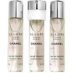 Туалетна вода Chanel Allure Homme Sport Eau Extreme 3 x 20 мл