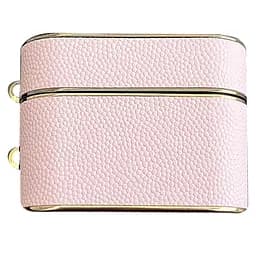 Шкіряний футляр Suitcase для навушників AirPods 3 Pink