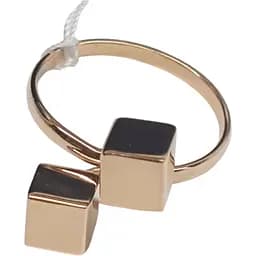 Золота незамкнена каблучка Tango Кубики. 391105 18