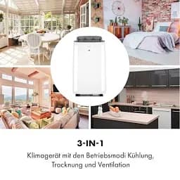 Мобільний кондиціонер Klarstein Grandbreeze Eco 12K 3 в 1 10035809 - мініатюра 6