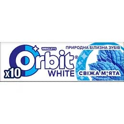 Гумка жувальна Orbit Білосніжний Свіжа м'ята, 14 г (686646) - мініатюра 2