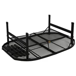Стіл Bo-Camp Northgate Oval 120x80 cm Black/Grey (1404187) - мініатюра 4