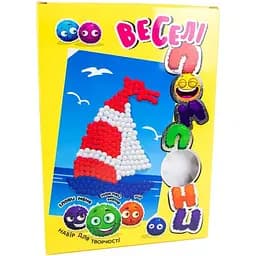 Набір для творчості Strateg Кораблик 30995 веселі помпони