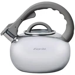 Чайник Kamille 2.8 л зі свистком 0687A (KM-0687A-GY)