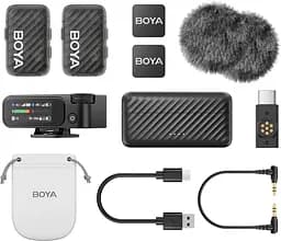 Мікрофон Boya MIC 2-02 Type-C/TRS Black (MIC 2-02) - мініатюра 2
