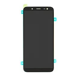 Дисплей для смартфона (телефону) Samsung Galaxy J6 (2018) SM-J600, black (У зборі з тачскріном) (без рамки) - мініатюра 2