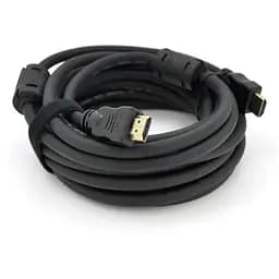 Кабель Ritar PL-HD348 HDMI-HDMI Ultra HD 4K, 1080P, 15.0m, v1,4, OD-8.0mm, с фильтром, круглый Black, коннектор Gold, Пакет, Q25