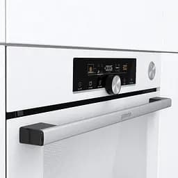 Gorenje Духова шафа електрична, 77л, A+, пара, дисплей, готування на різних рівнях, піроліз, білий - мініатюра 5