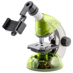 Мікроскоп дитячій SIGETA MIXI 40x-640x Green з адаптером для смартфона та набором для дослідів (65912) - мініатюра 2