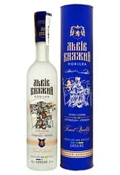 Водка Львів Княжий Премиальная Premium 40% 0.5 л тубус