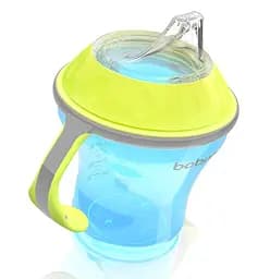 Чашка-непроливайка BabyOno Natural Nursing з м'яким носиком, 180 мл, блакитний (1456) - мініатюра 3