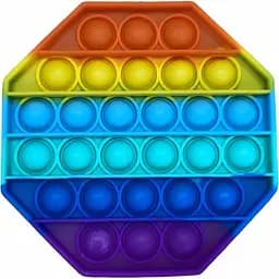 Сенсорна іграшка Pop it багатокутник різнокольоровий