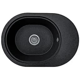 Мийка кухонна Valetti 62N гранітна 620х430 мм чорна