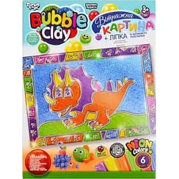 Набір для творчості "BUBBLE CLAY Вітражна картина" BBC-02U Danko Toys Микс