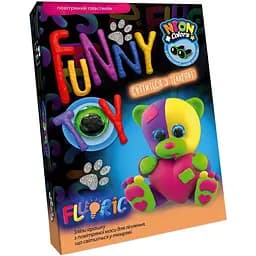 Набор креативного творчества Danko Toys Air Clay Fluoric Мишка ARCL-FL-01, 4 цвета