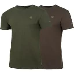 Футболка Hallyard Jones 3XL 2 шт. Зелений/Коричневий