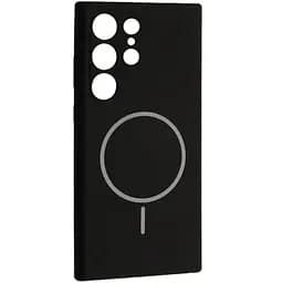 Чехол DK Silicone Luxury with MagSafe для Samsung Galaxy S23 Ultra Black [132250]