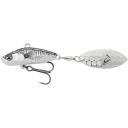 Тейл-спиннер Savage Gear 3D Sticklebait Tailspin 65mm 9.0g Белый/Серый (1013-1854.43.94)