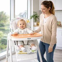 Стілець для годування BABY TILLY Bistro T-641/2 Beige - мініатюра 2