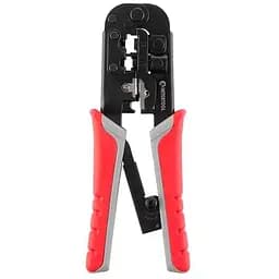 Клещи для опрессовки интернет штекеров Intertool RJ11 (4P) RJ12 (6P) RJ45 (8P) HT-7052