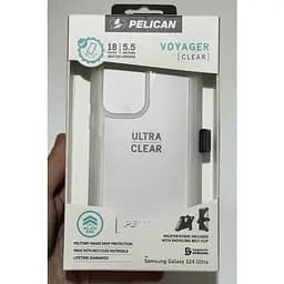 Протиударний чохол із кліпсою Pelican Voyager аналог OtterBox Defender для Samsung Galaxy S24 Ultra (6.8") Clear - мініатюра 13