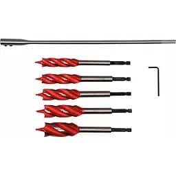 Набор сверл по дереву Yato 16-25 мм L=165 мм 7 шт. (YT-44693)