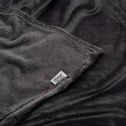 Плед Ardesto Flannel 200x220 см 100% поліестер темно-сірий (ART0213SB) - мініатюра 3