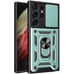 Чохол Ummi Camshield Serge Ring для Samsung Galaxy S25 Ultra Зелений / Green