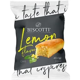 Кекс Biscotti Кейк з ароматом лимона 65 г
